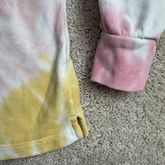 Gap 3T Tie Dye Pink Yellow Sweatshirt - Picture 4 of 6